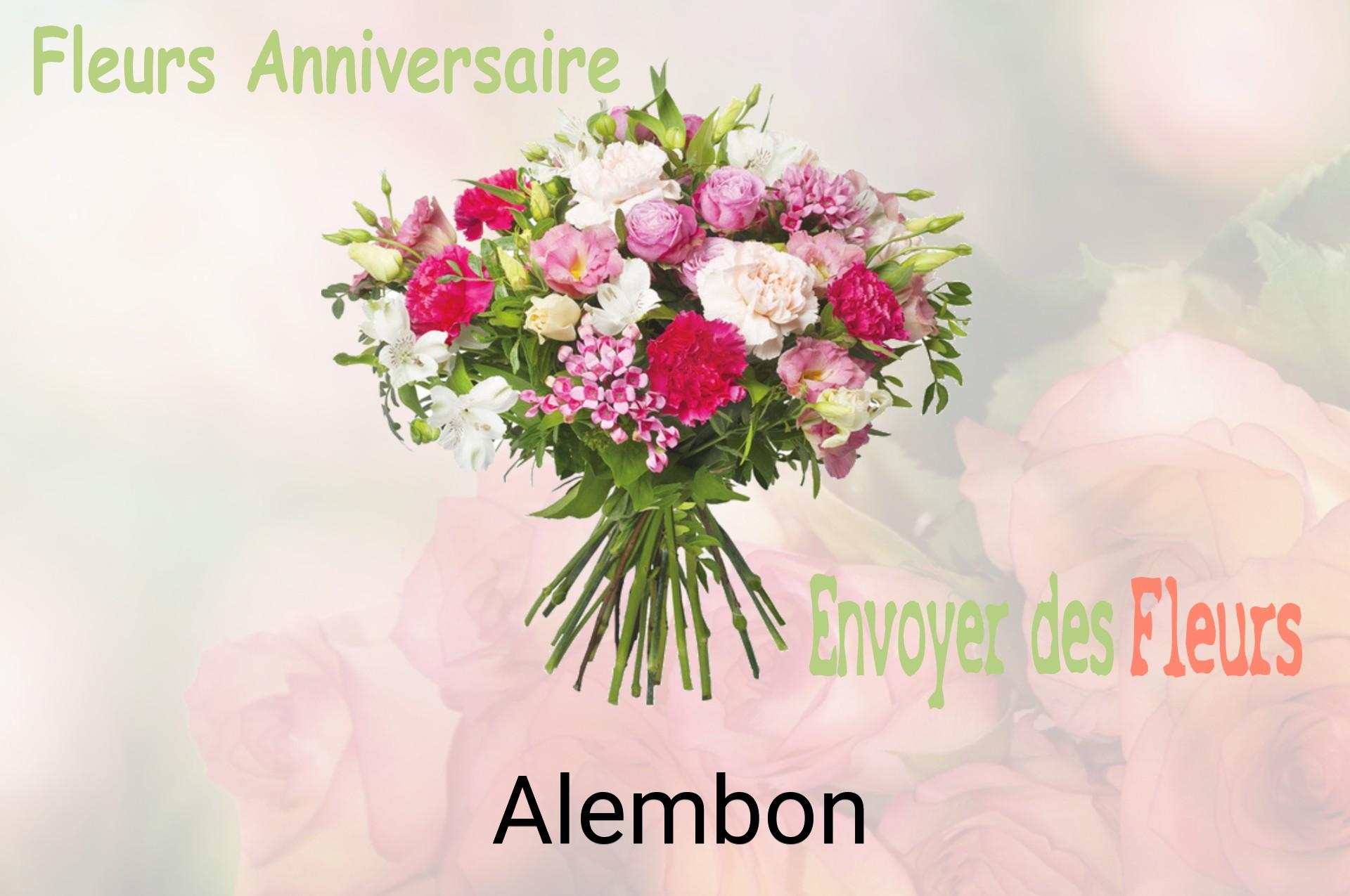 Bouquet de fleurs d’anniversaire livré à Alembon
